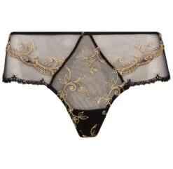 Shorty Slip DEESSE EN GLAM Von Lise Charmel 7 Shorty Slip DEESSE EN GLAM Von Lise Charmel -Marlies Dekkers Verkaufsgeschäft shorty slip stickerei ach0415 schwarz gold deesse en glam lise charmel 2 1