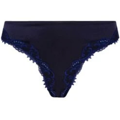 Seiden Slip SPLENDEUR SOIE Von Lise Charmel -Marlies Dekkers Verkaufsgeschäft slip verfuehrung seide acc0780 dunkelblau 5276 splendeur soie lise charmel 2