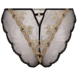 Tüll Slip DEESSE EN GLAM Von Lise Charmel -Marlies Dekkers Verkaufsgeschäft slip verfuehrung stickerei ach0715 schwarz gold deesse en glam lise charmel