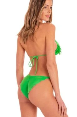 Triangel-Bikini FOGLIE Grün Von Pin-Up Stars -Marlies Dekkers Verkaufsgeschäft slip bikini pb042cf gruen pin up stars 2