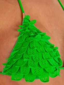 Triangel-Bikini FOGLIE Grün Von Pin-Up Stars -Marlies Dekkers Verkaufsgeschäft slip bikini pb042cf gruen pin up stars 4