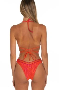 Triangel-Bikini TRAFORATA Orange-pink Von Pin-Up Stars 8 Triangel-Bikini TRAFORATA Orange-pink Von Pin-Up Stars -Marlies Dekkers Verkaufsgeschäft slip bikini pb152sg orange pin up stars 3