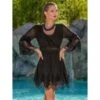 Sommer Kaftankleid BLACK LACE Von Cotton Club Mare 1 Sommer Kaftankleid BLACK LACE Von Cotton Club Mare -Marlies Dekkers Verkaufsgeschäft sommerkleid black lace cotton club mare 2