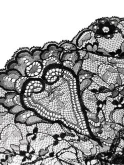 Langarm Minitop BOLERO COEUR Spitze Schwarz Von Cadolle -Marlies Dekkers Verkaufsgeschäft spitze body coeur dentelle noire 4089dk cadolle 4