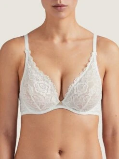 Bügel-BH ROSESSENCE HK Spitze Von Aubade -Marlies Dekkers Verkaufsgeschäft spitze dessous hk12 6 2 opal weiss rosessence aubade 14 1