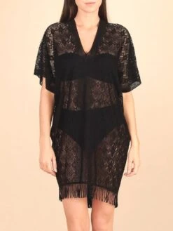 Spitze Strandtunika YLEE 23 Von Pain De Sucre -Marlies Dekkers Verkaufsgeschäft strand tunika ylee spitze schwarz pain de sucre 2