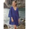 Tunikakleid Aus Baumwoll-Spitze ZAFFIRO Blau Von Chiara Fiorini -Marlies Dekkers Verkaufsgeschäft strandkleid dunkelblau cf1526 chiara fiorini 2