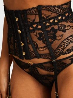 Strapsgürtel PRECIOUS TALE Mit Leavers Spitze Von Aubade -Marlies Dekkers Verkaufsgeschäft strapsguertel re52 schwarz precious tale aubade 2