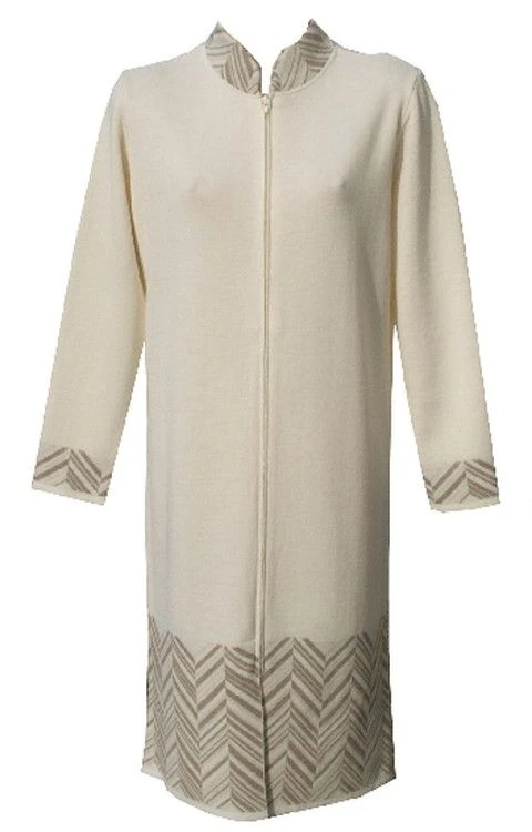 Hausmantel Mittellang VITTORIA Merino-Strick Von Paolucci 4 Hausmantel Mittellang VITTORIA Merino-Strick Von Paolucci – Bild 2