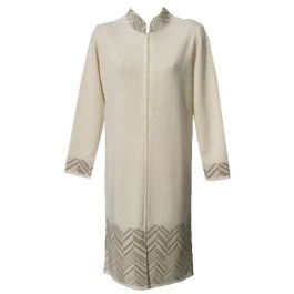 Hausmantel Mittellang VITTORIA Merino-Strick Von Paolucci 3 Hausmantel Mittellang VITTORIA Merino-Strick Von Paolucci