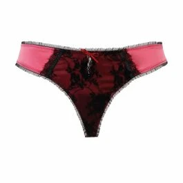 Stretch-Satin String ANGELICA Fuchsia-pink Von Escora 3 Stretch-Satin String ANGELICA Fuchsia-pink Von Escora