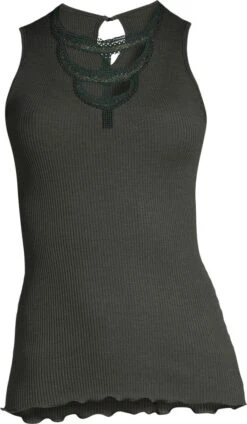 Merinowolle-Seide Trägertop Mit Glitzer Gerippt Von Oscalito -Marlies Dekkers Verkaufsgeschäft top lurex spitze gruen 6660 oscalito 3