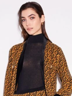 Rollkragenshirt KASCHMIR VISCOSE Von Chiara Fiorini -Marlies Dekkers Verkaufsgeschäft top rollkragen kaschmir viscose nero cf1318 chiara fiorini 2