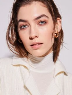 Rollkragenshirt KASCHMIR VISCOSE Von Chiara Fiorini -Marlies Dekkers Verkaufsgeschäft top rollkragen kaschmir viscose panna cf1318 chiara fiorini 2