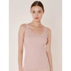 70% Seide 30% Baumwolle Unterhemd RIPP Von Eva B. Bitzer