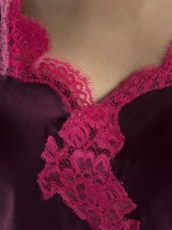 100% Seide Top SOIE D´AMOUR Mit Spitze Von Aubade -Marlies Dekkers Verkaufsgeschäft top seide beere ms38 soie d amour aubade 4 2