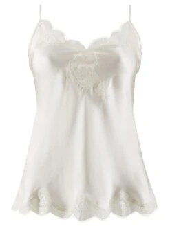 100% Seide Top SOIE D´AMOUR Mit Spitze Von Aubade -Marlies Dekkers Verkaufsgeschäft top seide perlmut ms38 soie d amour aubade 1