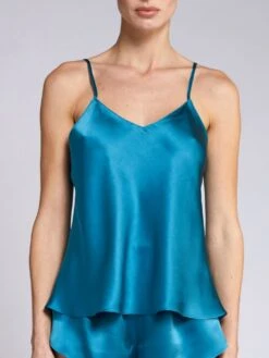 Seidentop CARLA Von Vivis -Marlies Dekkers Verkaufsgeschäft top v0001 carla blau vivis 3 1