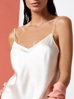 Seidentop CARLA Von Vivis -Marlies Dekkers Verkaufsgeschäft top weiss vivis