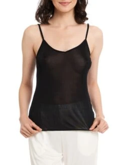 Seidentop Aus 100% Wirkseide PURE Schwarz Oder Weiss Von Gattina -Marlies Dekkers Verkaufsgeschäft top wirkseide 387080 schwarz gattina 8 1