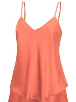 100% Seide Trägertop KLASSIK SATIN Unifarben Von Eva B. Bitzer -Marlies Dekkers Verkaufsgeschäft traegertop seide peach 27318213 klassik satin eva b bitzer 3 9