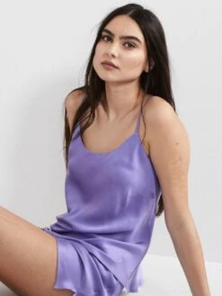 100% Seide Trägertop KLASSIK SATIN Von Eva B. Bitzer -Marlies Dekkers Verkaufsgeschäft traegertop seide very peri 27318213 klassik satin eva b bitzer 3