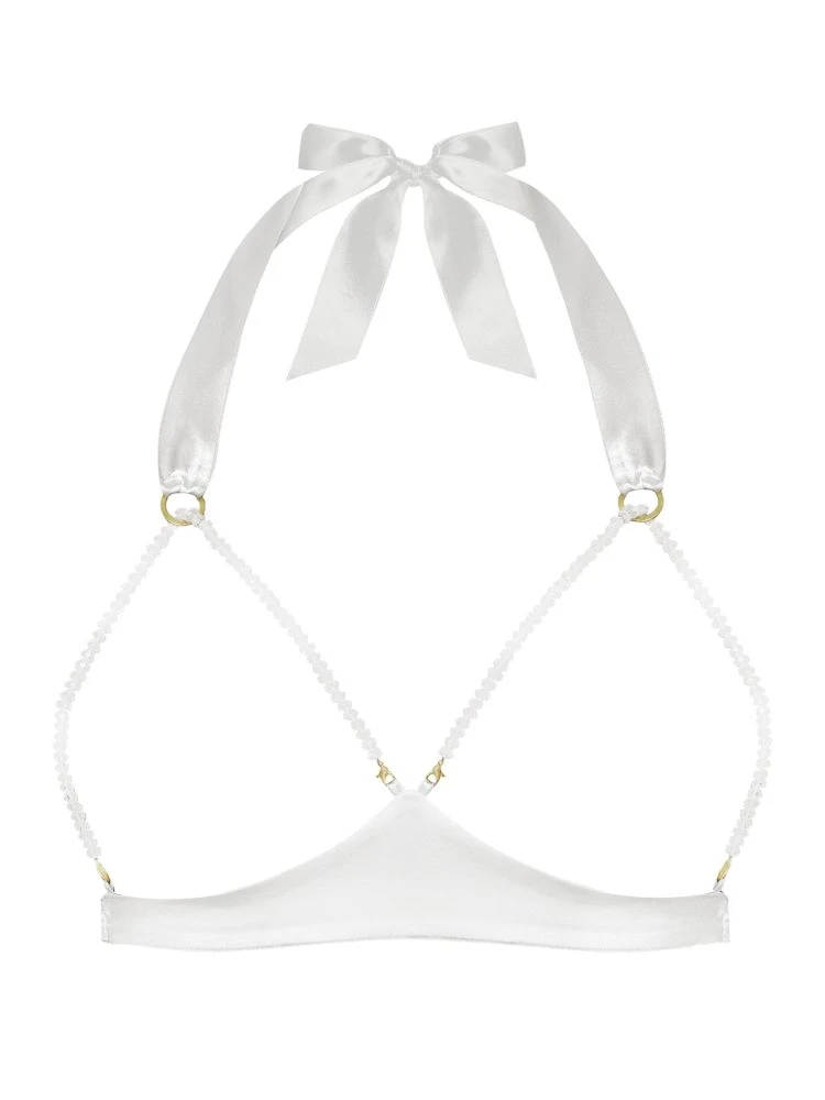 Ouvert Triangel-BH GEISHA SG Mit Schmuck-Kristallen Von Cadolle 5 Ouvert Triangel-BH GEISHA SG Mit Schmuck-Kristallen Von Cadolle – Bild 3