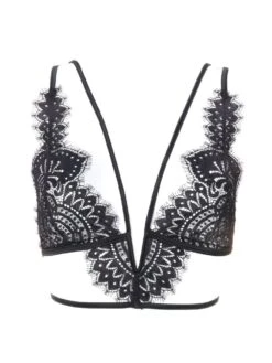 Triangel Longline BLACK SWAN BH Aus Spitze Von Prelude Milano -Marlies Dekkers Verkaufsgeschäft triangel bh longline ys281 schwarz black swan prelude milano 2
