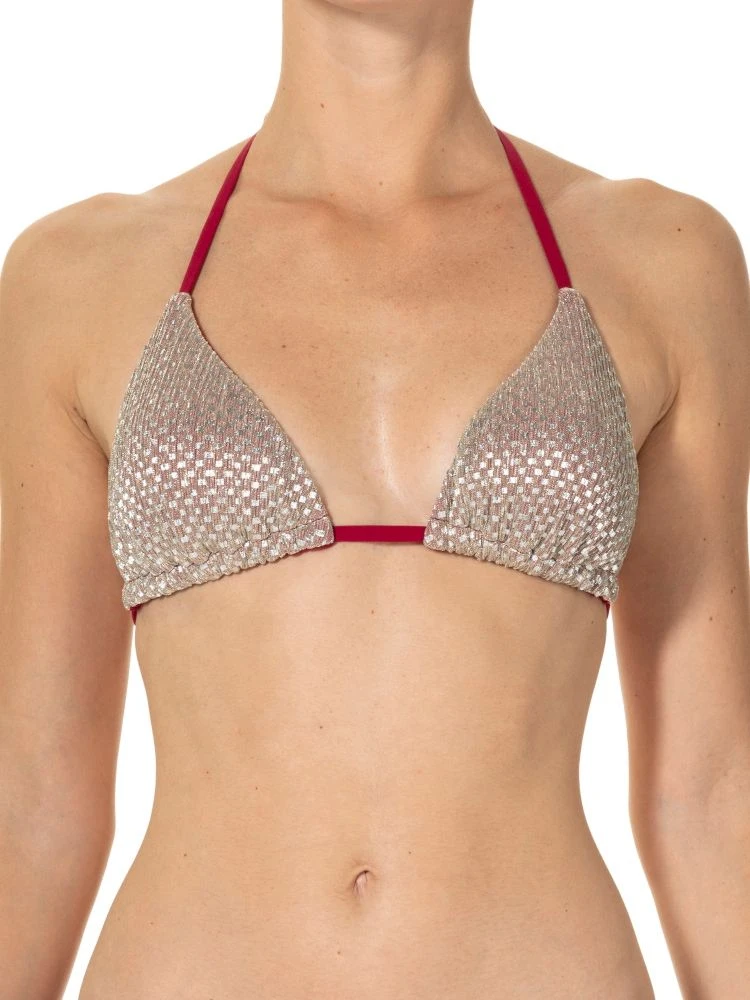 Triangel-Bikini ISLAND Gold-purpur Von Ritratti Mare 5 Triangel-Bikini ISLAND Gold-purpur Von Ritratti Mare – Bild 3