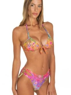 Bügel-Bikini RAINBOW FLOWERS Pink-bunt Von Pin-Up Stars 9 Bügel-Bikini RAINBOW FLOWERS Pink-bunt Von Pin-Up Stars -Marlies Dekkers Verkaufsgeschäft triangel bikini lila pb051m c099 pin up stars 2