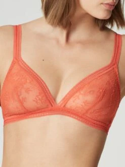 Tüllspitze Triangel-BH MISS LEJABY Von Maison Lejaby -Marlies Dekkers Verkaufsgeschäft triangle bh mit spitze orange misslejaby chili maison lejaby 1 2