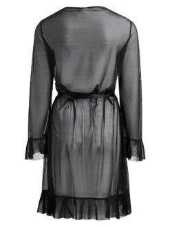 Morgenmantel Mit Rüschen FABIANA Schwarz Von Escora -Marlies Dekkers Verkaufsgeschäft tuell morgenmantel fabiana 1673 e255 escora 2