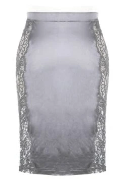 Satin Lingerie Rock MARLENE Mit Spitze Von Prelude Milano -Marlies Dekkers Verkaufsgeschäft unterrock grau yx308 prelude 4