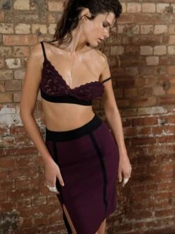 Wende-Rock MYLENE 81 Schwarz Von Pain De Sucre Suggest -Marlies Dekkers Verkaufsgeschäft wende rock mylene bordeaux schwarz pain de sucre suggest