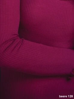 Merinowolle-Seide ROLLKRAGEN SHIRT Gerippt Von Artimaglia -Marlies Dekkers Verkaufsgeschäft wolle seide ripp lampone 128 artimaglia madiva 5 1