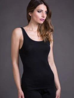 Merinowolle-Seide CAMISOLE TOP Von Artimaglia -Marlies Dekkers Verkaufsgeschäft wolle seide top 70702 schwarz artimaglia 2 1 4